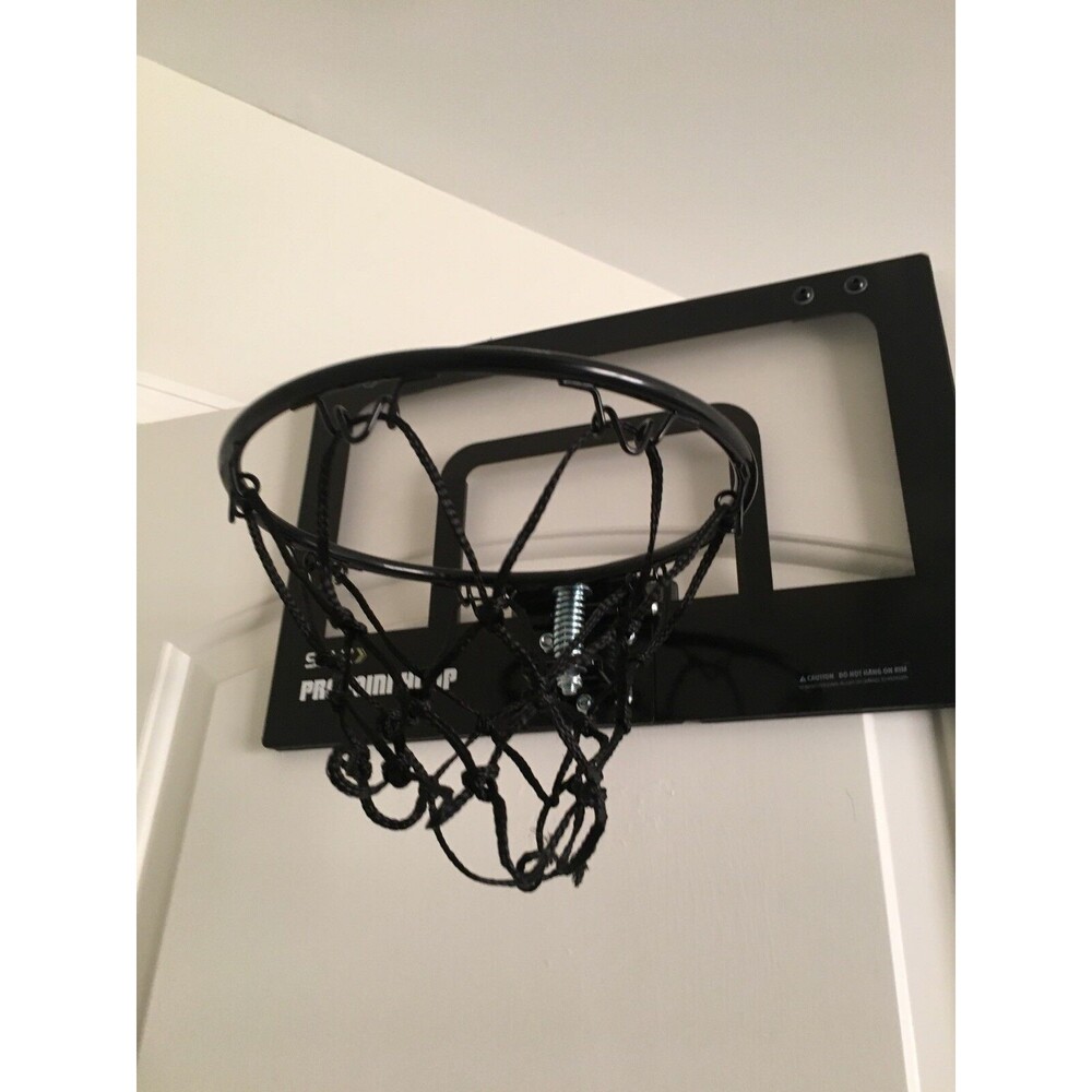 Sklz Pro Mini Basketball Goal Backboard Goal Over The Door Black & Clear